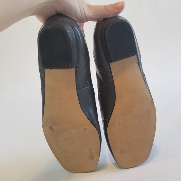 Ros Hommerson gray leather wing tips - Picture 8 of 10